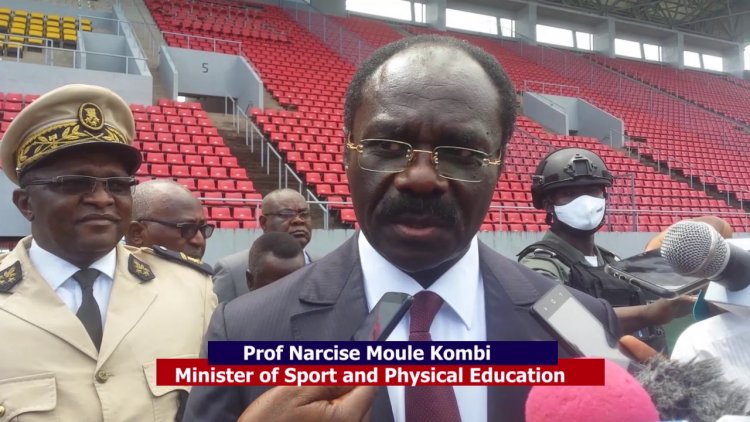 CHAN IS SET AND READY : MINISTER OF SPORTS, PROF.  NARCISE MOULE  KOMBI VISITS INFRASTRUCTURES IN BUEA AND LIMBE