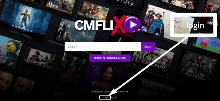 How to login into CMFlix