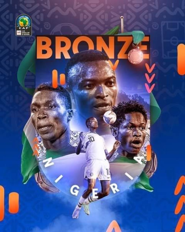 U-20 AFCON: Nigeria Wins Third Place Bronze in Style